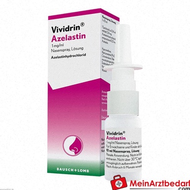 Azelastine – Illustration d’un spray nasal