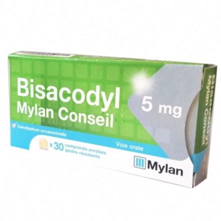 Bisacodyl : comprimés et gélules