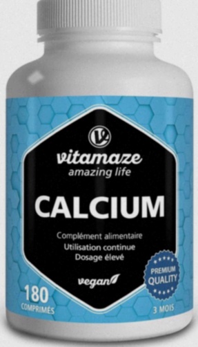 Achat Calcium Carbonate - illustration d'un comprimé