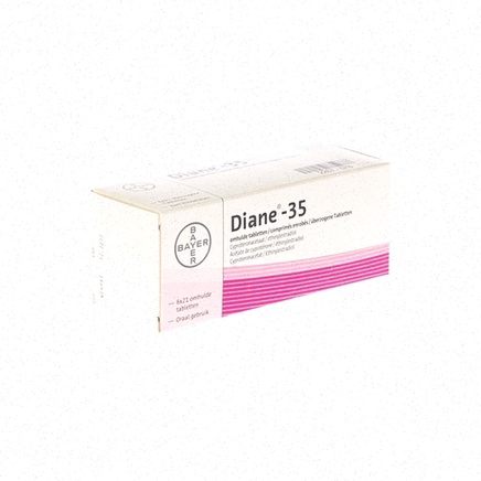 Boîte de Diane 35 et logo pharmacie