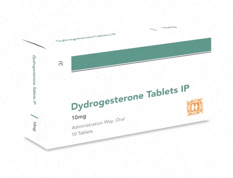 Dydrogesterone en blister et boîte