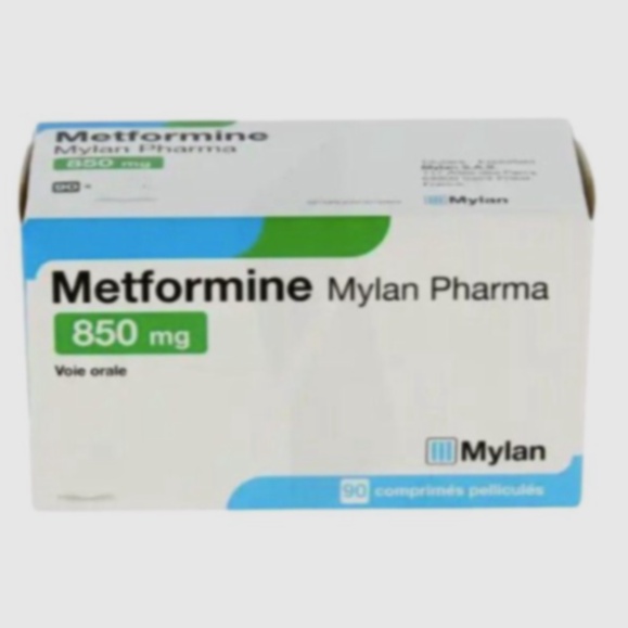 Metformin - comprimé et boîte