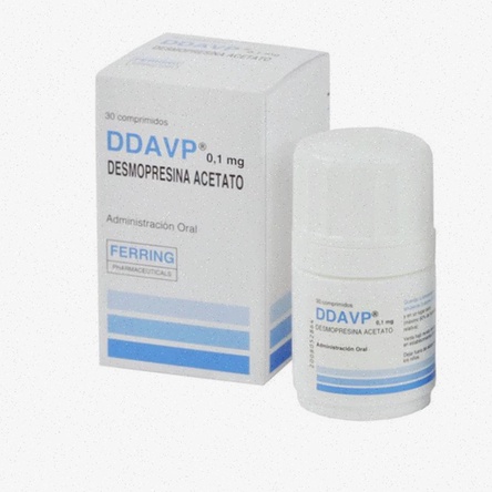 Commander Ddavp - Illustration de comprimés et emballage