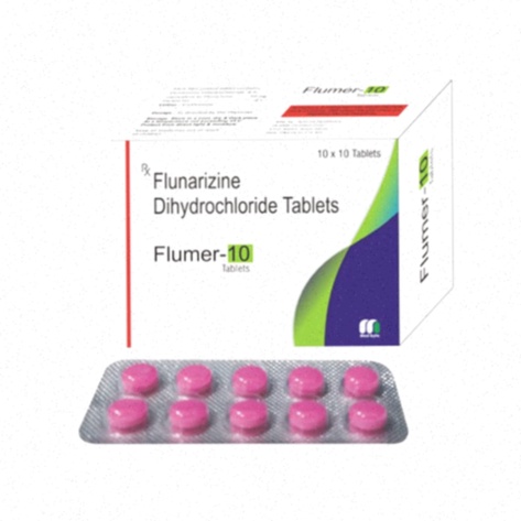 Flunarizine comprimés et logo pharmacie en ligne